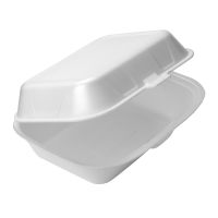 Ланч-бокс 1-секц. 191х152х74 мм, бел., ВПС, 100 шт/кор 100 шт/упак РОССИЯ ЛБС