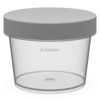 Крышка к контейнеру d70хh15 мм, бел., ПП, 528 шт/кор "Перинт" 528 шт/упак РОССИЯ Крышка 70