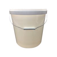 Ведро пищевое 20000 мл, d340хh334 мм, с ручкой, без крышки, бел., ПП, 15 шт/кор "Альянсупак" 15 шт/упак БЕЛАРУСЬ ДВ-20,0/340 бел