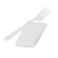 Комплект 2 (прозрачная вилка и салфетки)