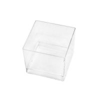 Форма для фуршетов 60 мл 47х47х41 мм, диз. "Куб", прозр., ПС, 15 шт/упак "Buffet" 240 шт/кор РОССИЯ 5017