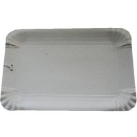 Тарелка одноразовая мелкая 130x200 мм, бел., карт, 50 шт/упак 1 350 шт/кор РОССИЯ 002A-0910-0208-001/050/1350/48