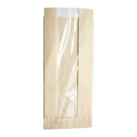 Пакет пищевой [100+50]х640 мм без руч., с окном, крафт, бум., 1000 шт/кор 1 000 шт/упак РОССИЯ 003-100015-001