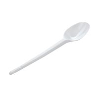 Ложка одноразовая 121 мм, бел., ПС, 100 шт/упак 3 000 шт/кор РОССИЯ СП003Б/ком100