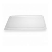 Крышка прямоугольная, 108х82х4 мм, полупрозрачная