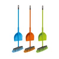 Набор для уборки пола [щетка и совок на длин. ручке], цвет в ассорт., ПП "York" 20 шт/кор БЕЛАРУСЬ 082160