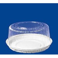 Крышка круглая для торта 6,9л., d-305мм, h-143мм,, прозрачная