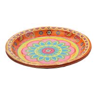 Тарелка одноразовая мелкая d230 мм, диз. "Пикник", карт. лам., 10 шт/упак "Buffet" 350 шт/кор РОССИЯ