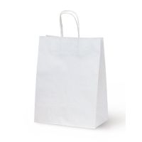 Пакет [320+200]х370 мм с круч. ручками, бел., бум., 250 шт/кор 250 шт/упак РОССИЯ 009-000008-003