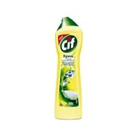 Средство для очистки сантехники "Cif" Крем, Лимон, флип-топ, 500 мл 16 шт/кор РОССИЯ