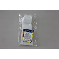 Ложка одноразовая 165 мм, бел., ПС, 24 шт/упак "МИСТЕРИЯ" 1 080 шт/кор РОССИЯ 185020