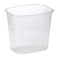 Контейнер 1000 мл 1-секц. 139х102х111 мм, без крышки, прозр., ПП, 50 шт/упак "ПолиЭр" 500 шт/кор РОССИЯ 139/1000