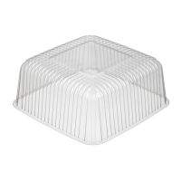 Упаковка для торта [крышка] 205х205х100[164х164х91] мм, прозр., ПЭТ, 100 шт/кор "Комус" 100 шт/упак РОССИЯ Т-016 К