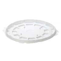 Упаковка для торта [дно] d245хh16[d215хh11] мм, бел., ПС, 170 шт/кор "Комус" 170 шт/упак РОССИЯ Т-218ДШ