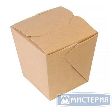 Коробка для лапши 560 мл, 104х90х102 мм, крафт, карт., 35 шт/упак "OSQ" Noodles 420 шт/кор РОССИЯ OSQ NOODLES L