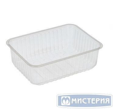 Контейнер 1000 мл 1-секц. 179х132х64 мм, серия 179, без крышки, прозр., ПП, 50 шт/упак 500 шт/кор РОССИЯ