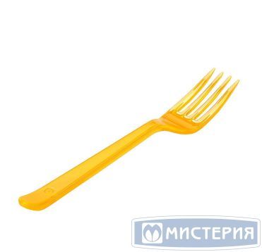 Вилка одноразовая 180 мм, оранж., ПС, 10 шт/упак "Buffet" 500 шт/кор РОССИЯ 188230в/