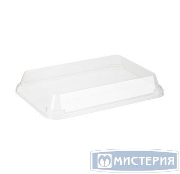 Крышка к контейнеру для суши 240х168х36 мм, прозр., ПЭТ, 250 шт/кор "Комус" 250 шт/упак РОССИЯ С-025К (ПЭТ)