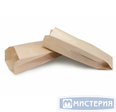 Пакет пищевой [90+40]х305 мм без руч., без окна, крафт, бум., 2500 шт/кор 2 500 шт/упак РОССИЯ VD-30-40-090430