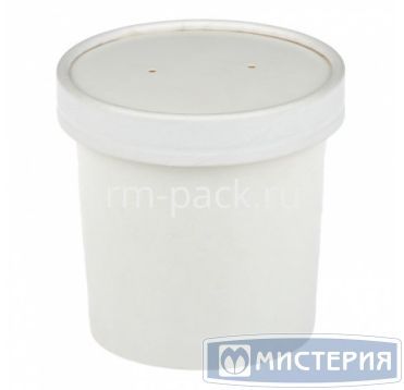 Крышка для супницы d98 мм, бел., карт., 60 шт/упак 600 шт/кор РОССИЯ Lb(w)-98