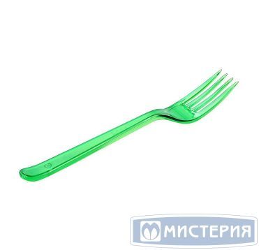 Вилка одноразовая 180 мм, салат., ПС, 10 шт/упак "Buffet" 500 шт/кор РОССИЯ