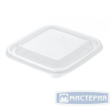 Крышка к контейнеру 124,5х124,5х13,1 мм, прозр., ПЭТ, 25 шт/упак "Upax-Unity" 1 000 шт/кор РОССИЯ С-12/12 К