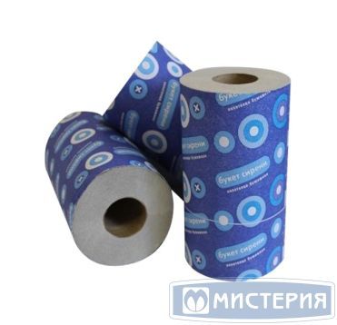 Полотенца бумажные 1-сл., бел., 25 м, 1 рул/упак "Букет Сирени" 24 рул/кор РОССИЯ