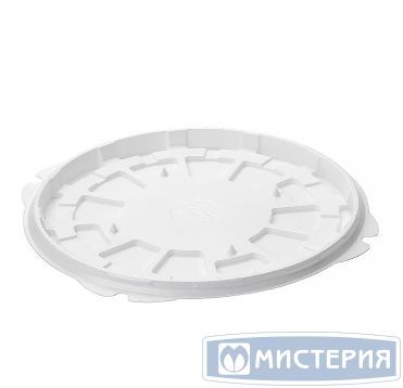 Дно для торта, круглое, d 261мм, внутр. d 232мм,. h 12мм, белое, ПС