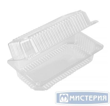 Упаковка 1,6=(0,89+0, 71)л, 228х128х86мм, внут. 200x100x80мм, прозрачная, ОПС