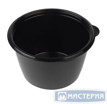 Контейнер-миска круглый 750 мл, черный
