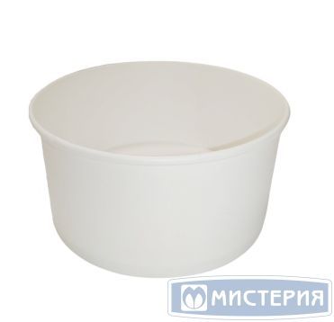 Контейнер 750 мл, d150хh60 мм, без окна, без крышки, бел., карт., 500 шт/кор 500 шт/упак РОССИЯ S2-W