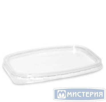 Крышка прямоугольная, 138x102х5мм, полупрозрачная ПП