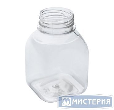 Бутылка ПЭТ 200 мл, квадр., прозр., горло d38 мм, крышка в компл., 400 шт/кор 400 шт/упак РОССИЯ 0,20 BRC