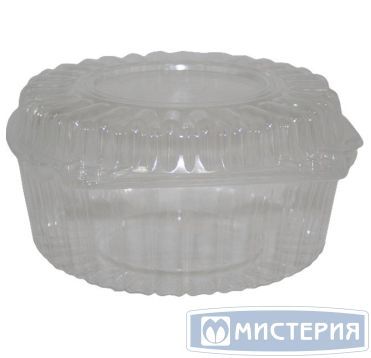 Упаковка для торта [неразъем.] d230хh114[d210хh101] мм, прозр., ОПС, 150 шт/кор "Протэк" РОССИЯ ИП-52 В "А"