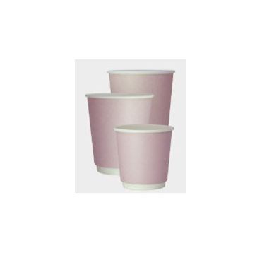 Стакан бумажный 400 мл 2 сл., d90 мм, роз., карт., 18 шт/упак "SaaMi" 360 шт/кор РОССИЯ 59451