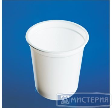 Контейнер под запайку 400 мл, 1-секц. d95х h100 мм, прозр., ПП, 910 шт/кор 910 шт/упак РОССИЯ Стакан 95.400 прозр.