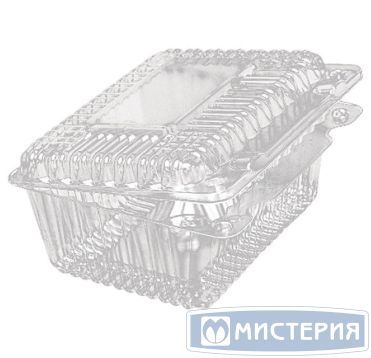 Упаковка прямоугльный внешний 143х123х67мм, внутренний 114х84х58мм, 0,35кг, прозрачная, ОПС