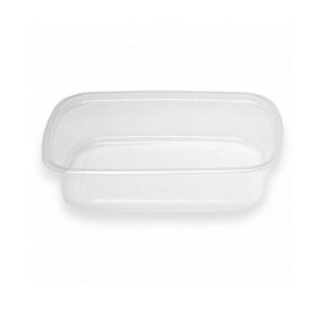 Контейнер 125 мл, прямоугольный, 108х82х22 мм, полупрозрачный