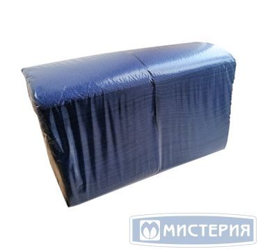 Салфетки 240х240 мм 1-сл., син,, бум., 400 шт/упак 18 упак/кор РОССИЯ