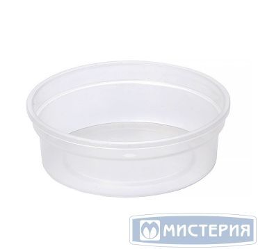 Контейнер для пресервов/мёда 150мл, "банка" d=96мм, h=30мм, прозрачный, ПП