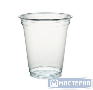 Стакан-шейкер одноразовый 400 мл, прозр., ПЭТ, 50 шт/упак 1 000 шт/кор РОССИЯ 122341