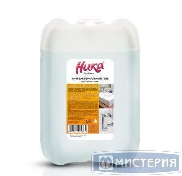 Средство для удаления засоров "Ника" Трубочист. Антибактериальный гель, канистра, 5000 г 4 шт/кор РОССИЯ