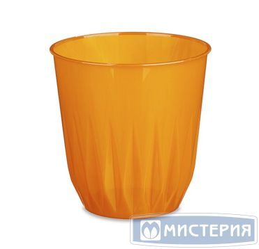 Одноразовый стакан для холодного и горячего, 0.25л, d 80мм, Баккара, оранж., ПС