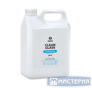 Средство для мытья стекол и зеркал "Grass" Clean Glass Professional, канистра, 5000 г 4 шт/кор РОССИЯ 125572