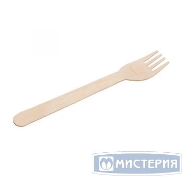 Вилка деревянная 160мм, 100 штук в упаковке, 30 в коробке