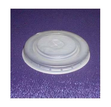 Крышка для стакана d80 мм с центральным отверстием, бел., ПС, 100 шт/упак "Scandipakk" 2 400 шт/кор РОССИЯ 77708003