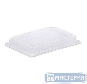 Крышка контейнера для суши, 235x162х25мм, прозрачная 