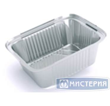 Форма алюминиевая 1-секц. 586 мл 145х120х57 мм, без крышки, алюм., 100 шт/упак 1 800 шт/кор РОССИЯ SP44L