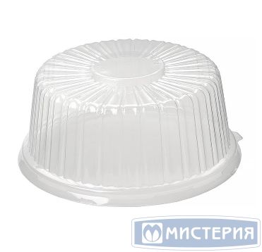 Крышка круглая для торта 4,8л., d-260мм, h-112мм, прозрачная