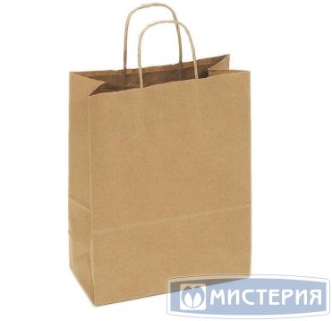 Пакет [260+150]х350 мм с круч. ручками, крафт, бум., 200 шт/кор 200 шт/упак РОССИЯ KR-01-70-261535